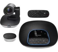 Logitech Group Système de Webcam Visioconférence, Full HD 1080p, Mise au Point Automatique, USB, Skype for Business, Teams, Zoom, Fuze, Hangouts Meet, Hardware, Cortana, Cisco Jabber, Portable/PC/Mac