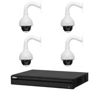 Kit de Vidéosurveillance - DAHUA - DVR 16 chaînes - 4 caméras dôme anti vandalisme - HDCVI 2MP