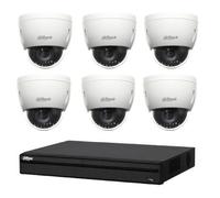 Kit de Vidéosurveillance Dahua DVR HCVR8208AS3 et 6 Mini Caméras Dôme HDCVI PTZDHSD42212IHC