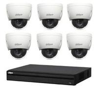 Kit de Vidéosurveillance Dahua DVR HCVR8208AS3 et 6 Mini Caméras Dôme HDCVI PTZDHSD42212IHC G