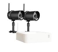 Kit de vidéosurveillance DVR 2 caméras sans Fil - IP66 - Chacon