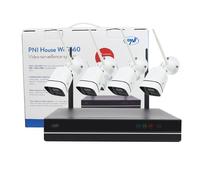 Kit de vidéosurveillance PNI House WiFi660 NVR 8 canaux et 4 caméras sans fil extérieures 3 MP, P2P, IP66