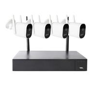 Kit de vidéosurveillance - PNI - PNI-WF662-S - NVR 4 canaux - 4 caméras 2MP (1080p) - IP65