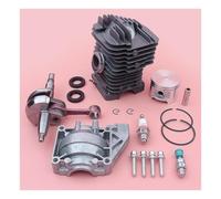Kit de Vilebrequin à Piston et Cylindre de 49 mm for tronçonneuse MS390 MS290 MS310 039 029, Joint d'étanchéité de Base de Carter de Moteur, Remplacement 1127 020 1216