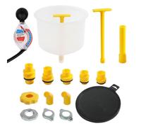 Kit de violence au volant pour le refroidissement, kit d'entonnoir de liquide de refroidissement - huile de lavage de radiateur 4 pièces de kit de lavage de refroidissement - ensemble de remplissage