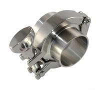 Kit de virole de soudure sanitaire en acier inoxydable 304 avec triple pince et joint en PTFE, utilisé dans des applications industrielles propres et hygiéniques (57 mm)