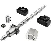 Kit de vis à billes pour fraiseuse CNC, finition C7, boîtier d'écrou, 800 mm, SFU1605 Kit