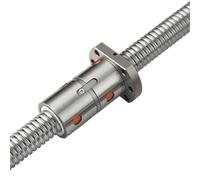 Kit de vis à billes, Vis à billes roulées C7 DFU2505, Double écrou sans extrémité, filetage RH 25x5mm, 100-1000mm(800mm)