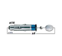 §Kit de Vis Artago 61TA pour Ancrage 61/60/58 Pack de 4pcs§