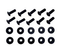Kit de vis avec écrou M4 x 10 mm en aluminium pour pare-brise. WRS