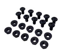 Kit de vis avec écrou M5 x 10 mm en aluminium pour pare-brise. WRS