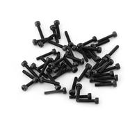 Kit de Vis Boulon Tête Cylindrique Six Pans M3 4-50mm Noirs Vis à Six Pans Creux en Acier Au Carbone Allié de Qualité 12,9