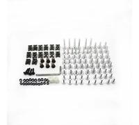Kit De Vis De Carénage De Moto, Écrou De Corps Pour NINJA 250R 300 ER6 650 ZX6 ZX7 ZX9 ZX10 ZX12 ZX14 Z1000 Z900 Z800 Z750 Z650 Boîte outils(Argent)