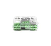 Kit De Vis De Carénage De Moto, Écrou De Corps Pour STX1300 Pour TRANSALP 600 700 650 Pour Valkyrie XL1000 XL125V V1-3 attaches assorties(Green)