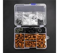 Kit De Vis De Carénage Et Écrous De Pare-Brise pour Moto pour K&awasaki pour Versys 650, pour Ninja 650R 1000, Z750, Z1000 Et ZZR600 Écrous boulons et Vis(Orange)