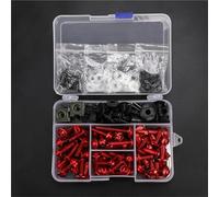 Kit De Vis De Carénage Et Écrous De Pare-Brise pour Moto pour Y&amaha TMAX 500 530 MT07 MT-07 MT09 FZ1 FZ6 R1 R3 R6 R15 Tenere 700 Kits De Boulons De CaréNage(Rouge)