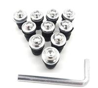 Kit De Vis De Carénage pour Moto pour H&Onda pour CBR500R pour CB500F X GROM RC51 RVT1000 SP1 SP2 Écrous de carénage(Argent)