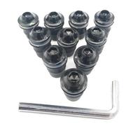 Kit De Vis De Carénage pour Moto pour H&Onda pour CBR500R pour CB500F X GROM RC51 RVT1000 SP1 SP2 Écrous de carénage(Noir)