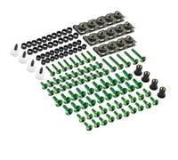 Kit De Vis De Carénage pour Suzuki GSXR 600 1000 Bandit 1200 1250S V-Strom SV Hayabusa RG GS Katana 750 GSX TL 1000S (177 Pièces) Fixations de carénage(Vert)