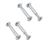 Kit de vis de connexion pour IKEA PAX, BILLY, VITVAL et INLÄGG - Connecteurs de meubles M4 en acier galvanisé de rechange pour 100402 et 100644