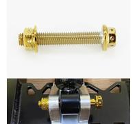 Kit de vis de fixation de moto de 10 mm, vis hexagonales M10 en acier inoxydable pour amortisseurs, bras oscillant, extension allongée, doré