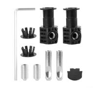 Kit de vis de fixation murale pour toilettes - Conçu pour une installation sûre et stable - Compatible avec la plupart des modèles standard