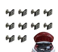 Kit De Vis De Pare-chocs - Ensemble De Fixations Automatiques | Vis De Garniture De Voiture, Matériel Résistant À La Rouille, Ajustement Universel Avec Rondelles, Construction En Métal Pour La