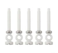 Kit de vis de réglage de rechange pour vannes de vidange d'évier 5 pièces en plastique et métal pour ensembles de vannes de vidange 97522000 (blanc)