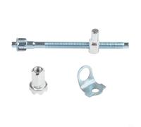 Kit de vis de réglage de tension pour tronçonneuse en métal 68/73 mm, matériel argenté pour un réglage précis de la chaîne compatible avec scie électrique (73 mm)