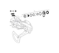 Sram X01 Eagle Axs 11.7518.092.001 Stabilizer Assembly Noir