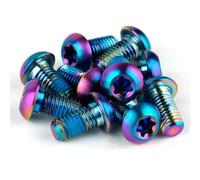 Sram Rotor Bolt Titanium T25 Chainring Screw Set 12 Units Bleu