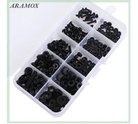 Kit de vis en nylon - ARAMOX - M2/M2.5/M3/M4/M5 - 270 pcs - Couleur noire - Haute ténacité