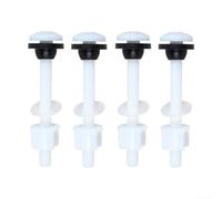 Kit de vis et boulons M10 2 paires avec pièces en plastique et caoutchouc pour une connexion stable du réservoir de toilette et de la cuvette