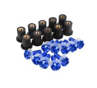 Kit De Vis Et Boulons Pare-brise Pour KAWASAKI Pour Versys Pour Versys650 Pour 300X Pour X300 2008-2020 tête cylindrique(Blue)