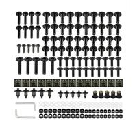 Kit De Vis Et Écrous De Carénage pour Suzuki Bandit 650/1200/1200S ABS GSX650 GSX1200 GSX1200S GSX-1250SEA Fixations de carénage(Noir)