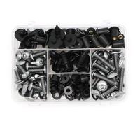 Kit De Vis Et Écrous De Fixation pour Carénage De Moto pour Kawasaki Z125 Pro, Z250, Z250SL, Z300, Z650, Z750, Z800, Z900, Z1000 M5, M6 Boulons et Vis(Titane)