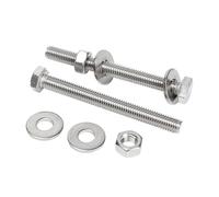 Kit de vis et écrous hexagonaux à travers le mur M6 en acier inoxydable 304, 20 jeux, tire-fond tête hexagonale longueur étendue(M6*70 (20 sets))