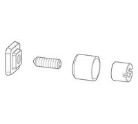 Kit de vis HÜPPE, montage EasyStyle sans perçage, ES0210000