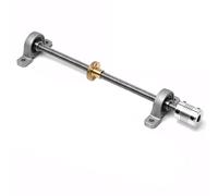 Kit de vis mère verticale for imprimante 3D, 1 pièce: vis mère T8 100-800mm avec écrou en laiton, support de palier KP08 et accouplement flexible.(700mm)