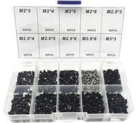 Kit de Vis Ordinateur Portable 500 PCS Vis M2 M2.5 M3, Kit de Vis pour Ordinateur Portable Universel, Kit de Vis de Réparation