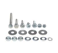Kit de vis : partie centrale du boîtier couvercle latéral klaxon crochet de fermeture porte-batterie pour Simson S50 S51 S70
