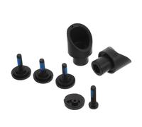 Kit de Vis pour Accoudoir de Poussette Yoyo Compatible, Plastique Noir | Base D’accoudoir, Support de Fixation pour Cadre, Rondelles Plastiques Incluses, Réparation Rapide