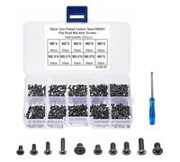 Kit de Vis pour Ordinateur - M2 M2.5 M3 Mini Vis en Acier Carbone pour Réparation PC et Ordinateur Portable - Micro Visserie de Remplacement, 500 Pièces