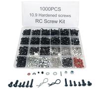 Kit de vis RC universel 1000 pi ces, assortiment de vis, fixations pour Traxxas Axial Redcat HPI Arrma SCX10 Losi 1/8 1/10 1/12 1/16, voitures RC