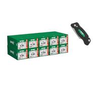 Kit de vis SPAX pour bricoleurs, 4200 vis à filetage partiel en 10 dimensions avec outil multifonctions, pour la construction en bois, les travaux intérieurs et extérieurs, taille Smart, 8000000294594