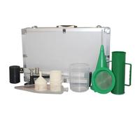 Kit de viscosimètre de boue portable, testeur de boue 3 pièces avec hydromètre et boîte en aluminium, rhéomètre précis pour analyse de laboratoire