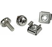StarTech.com Vis M5 et écrous cages M5 pour rack serveur - Vis M5 12 mm de montage pour armoire - Paquet de 20 - Kit de vis pour rack