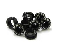 Kit de visserie pour plateau double Stronglight Noir