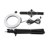 Kit de vlogging et de photographie avec anneau lumineux LED pour selfies, télécommande Bluetooth, alimentation USB, luminosité réglable,