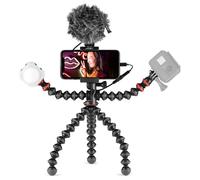 JOBY GorillaPod Kit Mobile Vlogging (Smartphone Rig, Micro Wavo Mobile, Mini Lampe LED Beamo) Trépied Flexible, Support de Téléphone, Microphone, Lumière, Enregistreur/IRL/Youtuber/Créateur de Contenu